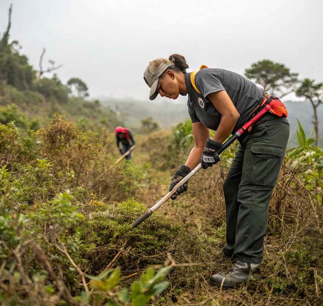 débroussailler un terrain débroussailler un terrain