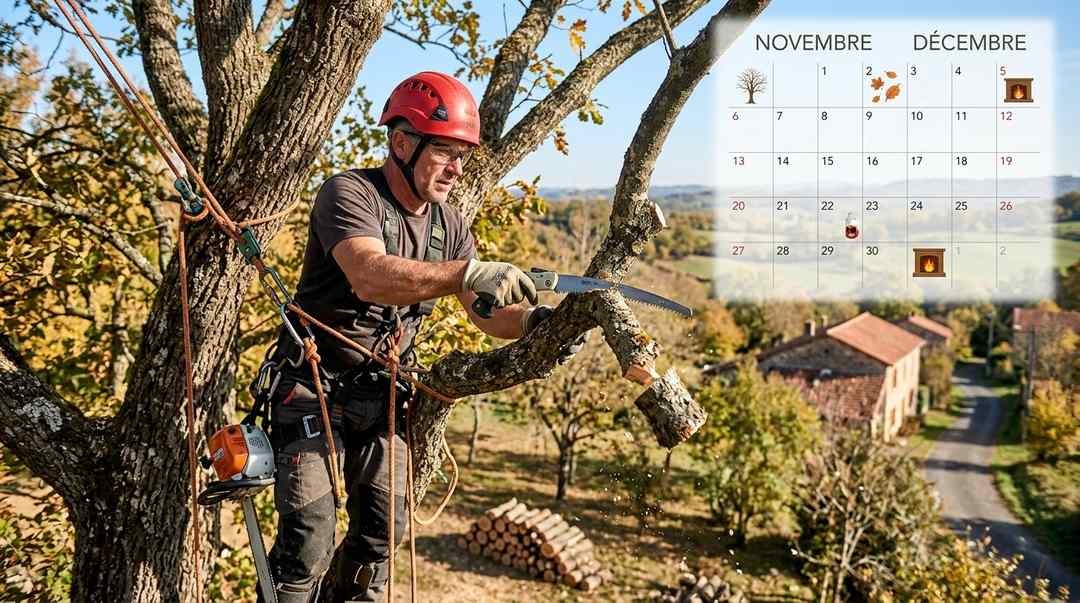 Quelle période pour élagueur les arbres dans le Tarn ?
